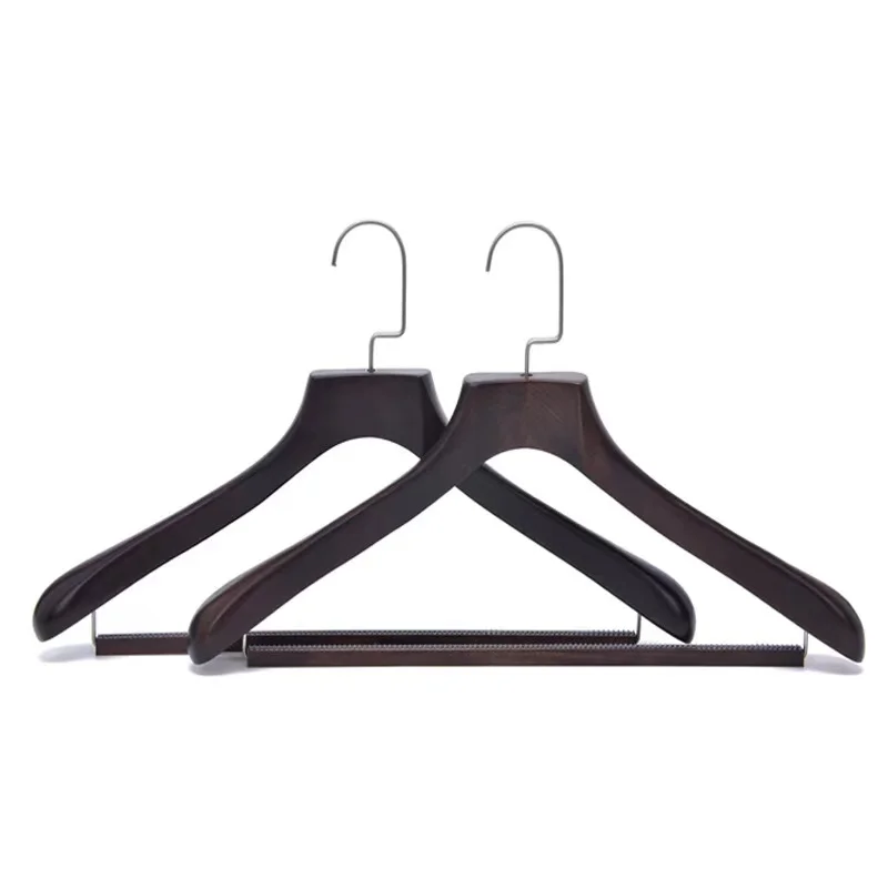 Hot Sell Printed Logo Suit Jacket Coat Clothes Wooden Suit Hangers Wooden Hanger For Hotel, Retro color
Hot Sell Printed Logo Suit Jacket Coat Clothes Wooden Suit Hangers Wooden Hanger For Hotel, Retro color