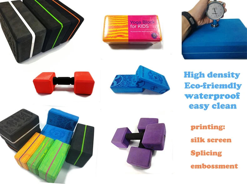 custom high density yoga kit yoga bricks private label for gym