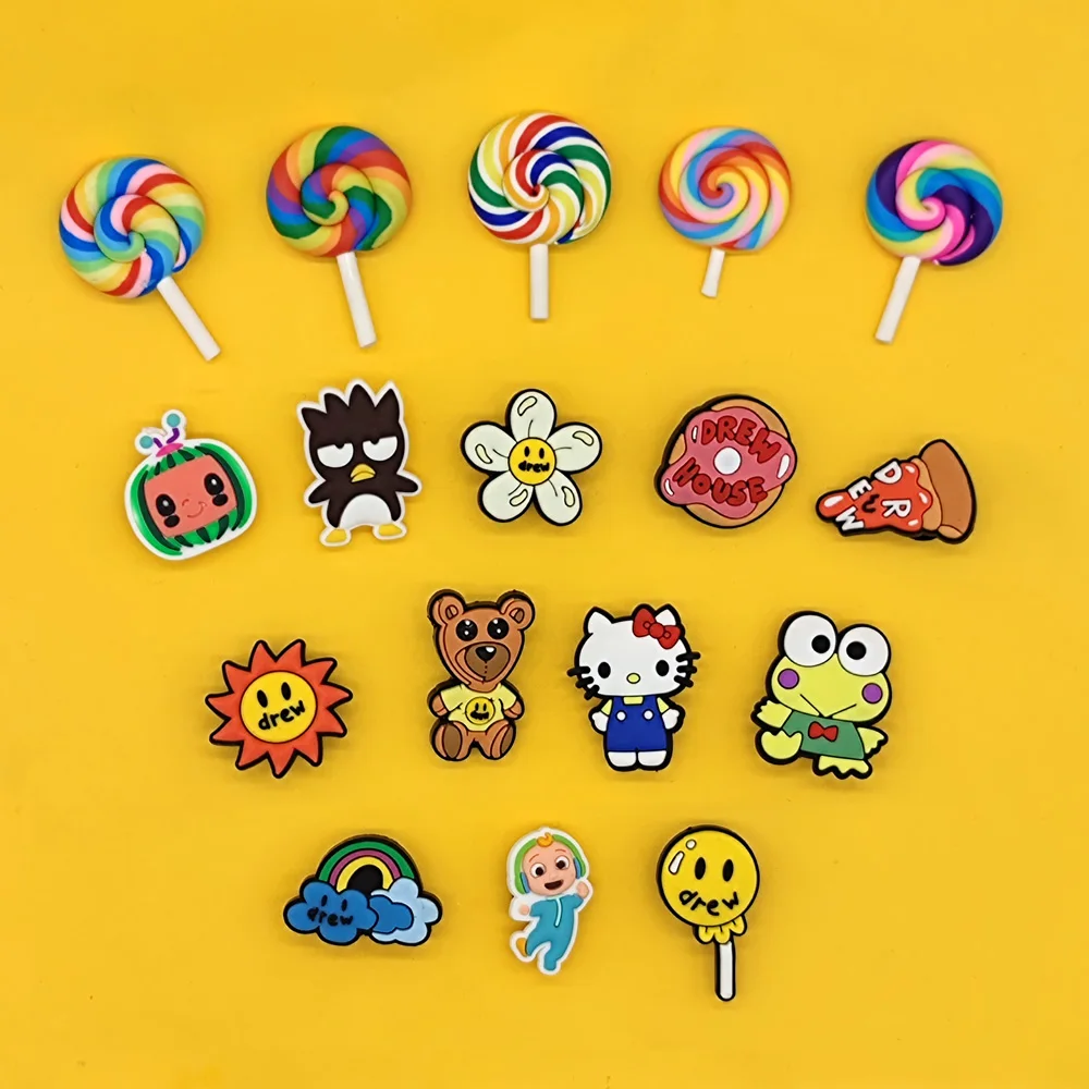 Factory Shoe charms Soft PVC Cartoon PVC aka lollipop college charm for charm lady, Picture
Factory Shoe charms Soft PVC Cartoon PVC aka lollipop college charm for charm lady, Picture