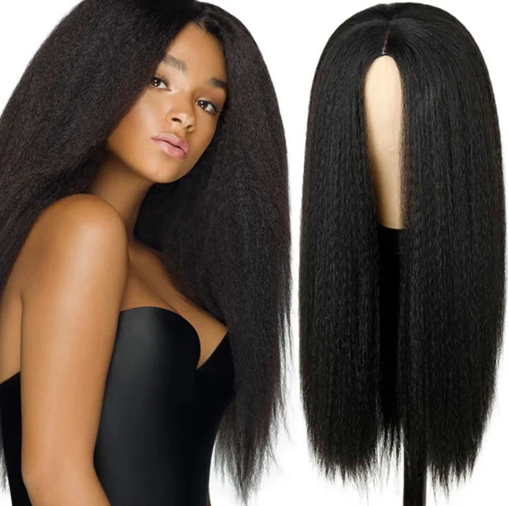 

Africa's explosive head is fluffy Europe and America's fashionable small curly hair new style hot selling Yaki Straight wig
