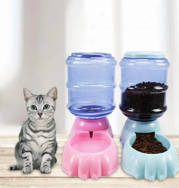 Factory Sale Paw Shape 3.8L Large Storage Automatic Cat Plastic Pet Food Dispenser, Pink,blue
Factory Sale Paw Shape 3.8L Large Storage Automatic Cat Plastic Pet Food Dispenser, Pink,blue