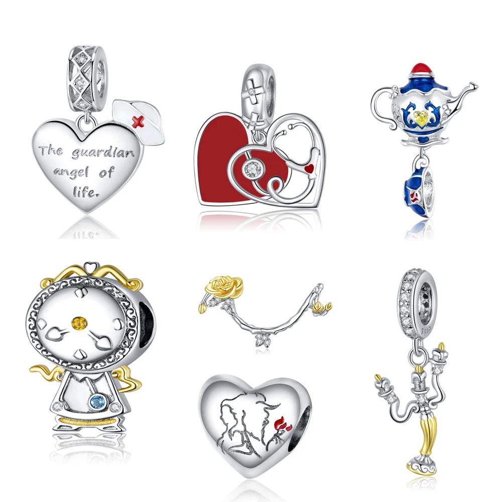 2020 Summer Holiday Series 925 Sterling Silver Charm & heart pendant for Original Bracelet for Women Jewelry, As picture
2020 Summer Holiday Series 925 Sterling Silver Charm & heart pendant for Original Bracelet for Women Jewelry, As picture
