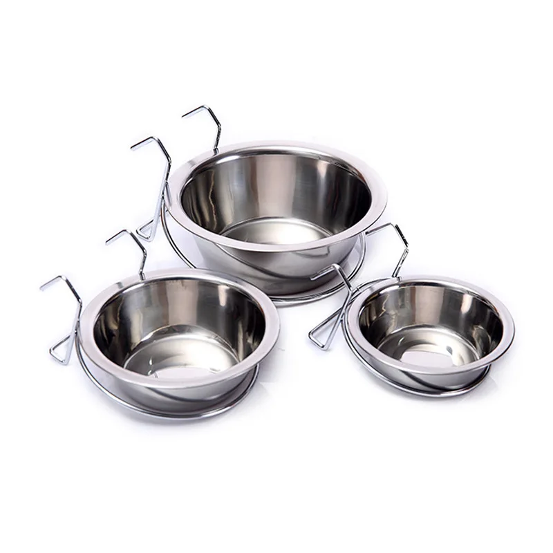 Stainless steel hanging dog bowl can hang dog cage food bowl single hanging dog cage pet bowl
Stainless steel hanging dog bowl can hang dog cage food bowl single hanging dog cage pet bowl