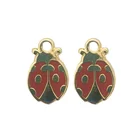 Custom Cute The Worm Gold Hard Enamel Charm With Jewelry Charms