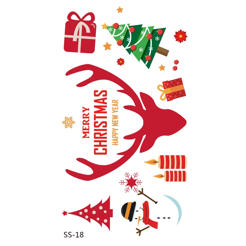 OMG Custom Christmas Tattoo Stickers For Kids Face Temporary Tattoo Sticker With Cute Xmas Party Favors adesivos de tatuagem, Colorful
OMG Custom Christmas Tattoo Stickers For Kids Face Temporary Tattoo Sticker With Cute Xmas Party Favors adesivos de tatuagem, Colorful