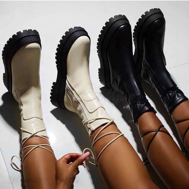Women Casual Shoes 2021 New Arrivals Leather Women Boots Lace Up Ladies Slides Footwear Fashion Patchwork Platform Shoes Boots
Women Casual Shoes 2021 New Arrivals Leather Women Boots Lace Up Ladies Slides Footwear Fashion Patchwork Platform Shoes Boots