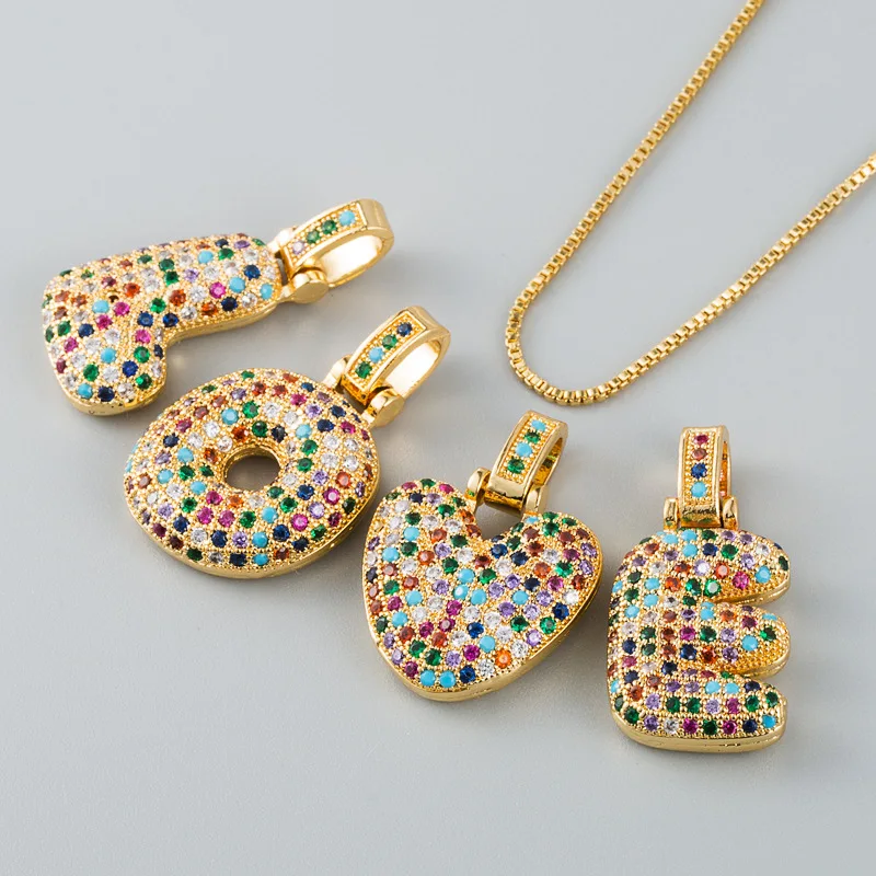 Colorful Cubic Zircon Letters Diamond Initial Letter Pendent Necklace Women's Men's Stainless Steel Chains Jewelry, Silver
Colorful Cubic Zircon Letters Diamond Initial Letter Pendent Necklace Women's Men's Stainless Steel Chains Jewelry, Silver