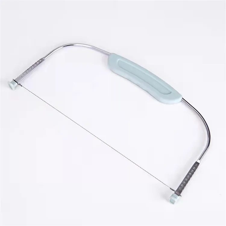 Kitchen Practical DIY Baking Tool Plastic Handle Wire Cake CuttingCake Splitting Slicer Kitchen Cake Tool, Macaron green/red
Kitchen Practical DIY Baking Tool Plastic Handle Wire Cake CuttingCake Splitting Slicer Kitchen Cake Tool, Macaron green/red