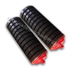 Material handing equipment parts conveyor impact idler roller for cement plant