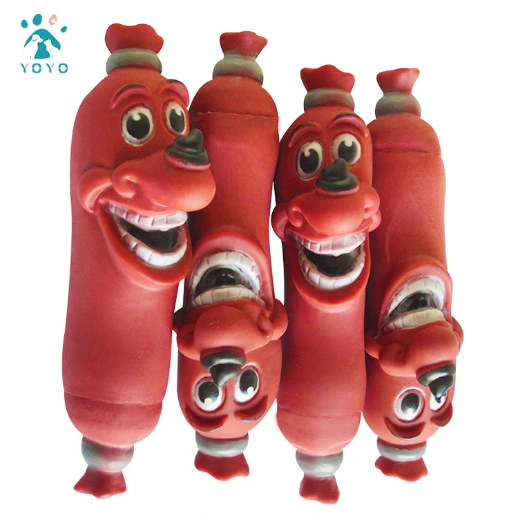 New Arrival Pet Dog Sausage Chew Toy Dogs Cute Pet Squeaking Fun Creative Cartoon Vinyl Pet Vocal Sausage Toy
New Arrival Pet Dog Sausage Chew Toy Dogs Cute Pet Squeaking Fun Creative Cartoon Vinyl Pet Vocal Sausage Toy
