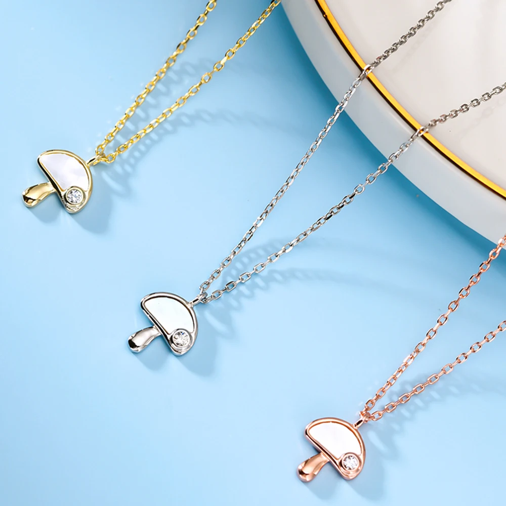 Trending Design 925 Sterling Silver Jewelry Cute Kawaii Plant Mushroom Pendant Necklace For Women Lady Collana Zilveren Juwelen
Trending Design 925 Sterling Silver Jewelry Cute Kawaii Plant Mushroom Pendant Necklace For Women Lady Collana Zilveren Juwelen