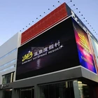 P16 Full Color Display Screen Commercial Curved Led Sign Outdoor Advertising
