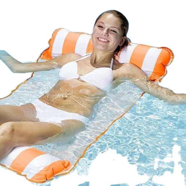 Summer Adult Water Lounge Chair Floating Bed PVC Environmental Swimming Pool Inflatable Folding Water Hammock, Customized color
Summer Adult Water Lounge Chair Floating Bed PVC Environmental Swimming Pool Inflatable Folding Water Hammock, Customized color