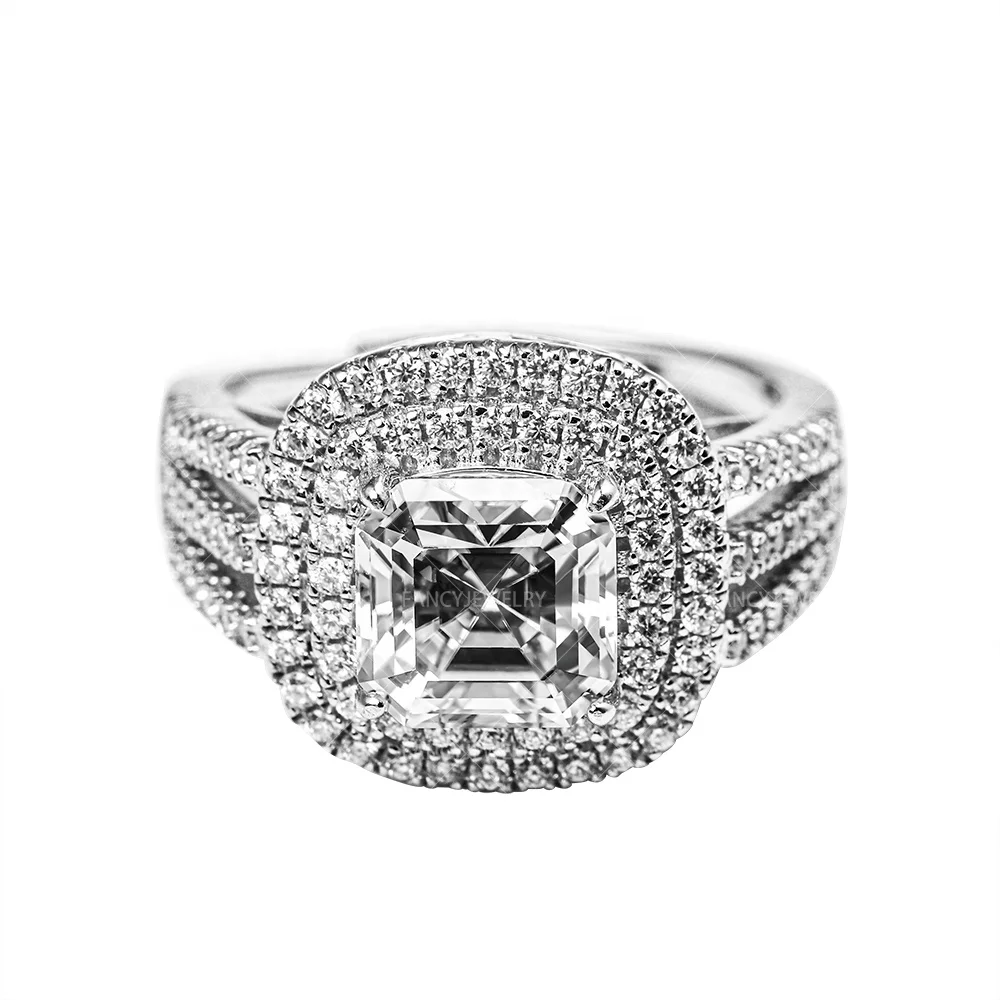 925s/14k /18k white gold 2 carat moissanite diamond men engagement ring Wholesale price
925s/14k /18k white gold 2 carat moissanite diamond men engagement ring Wholesale price