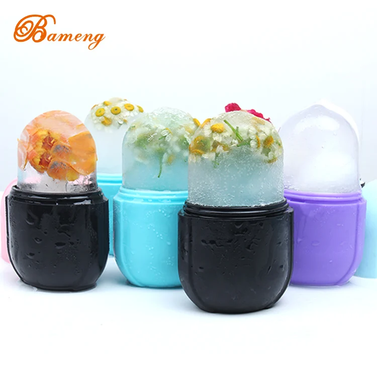 Portable ice roller ball silicone ice face massage roller face ice cube holder, Options
Portable ice roller ball silicone ice face massage roller face ice cube holder, Options