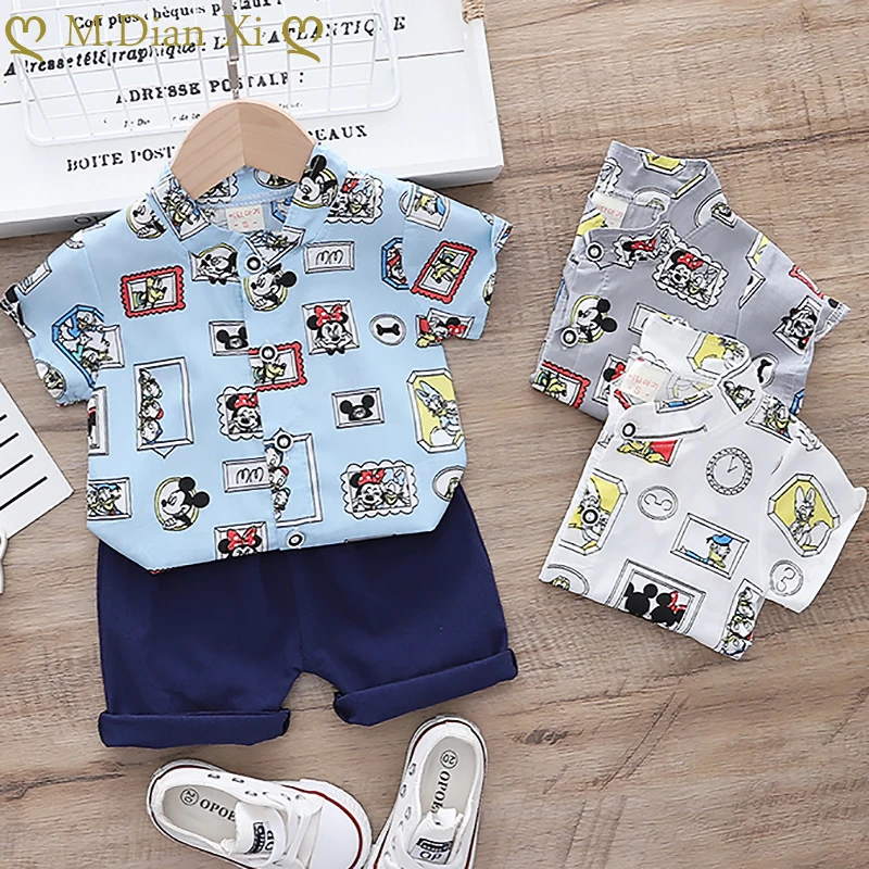 2022 Summer Children Suits for Boys Cartoon Short Sleeve Sets for Baby Boys Two Clothes T-shirt+Shorts Sets Toddler Clothing
2022 Summer Children Suits for Boys Cartoon Short Sleeve Sets for Baby Boys Two Clothes T-shirt+Shorts Sets Toddler Clothing