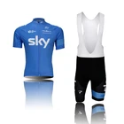 Customize Men Cycling Jersey SKY Moutain Bike Shorts Set Ropa Ciclismo Quick Dry Pro Cycling Unisex Bike Maillot Culotte Suit
