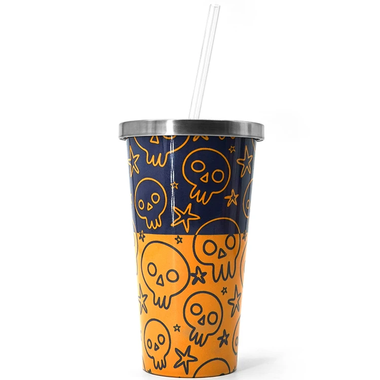 Popular new popular special and cool design stainless steel screw lid with straw coffee cups, Customized color acceptable
Popular new popular special and cool design stainless steel screw lid with straw coffee cups, Customized color acceptable