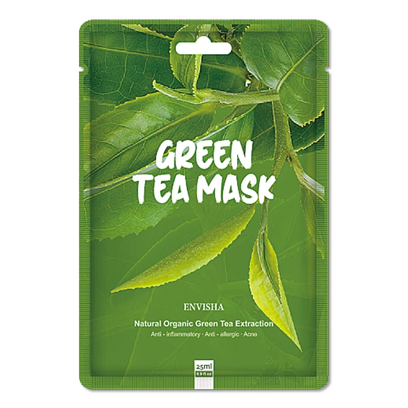 ENVISHA low MOQ green tea face cleaning mask anti-inflammatory oil control green tea facial mask
ENVISHA low MOQ green tea face cleaning mask anti-inflammatory oil control green tea facial mask