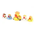 Custom colorful plastic duck, floating children bath toys, soft baby pvc ducks