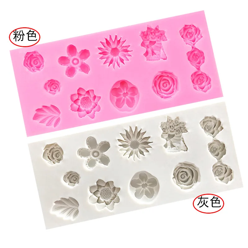 Rose Flower Sunflower Flower Daisy Shape Liquid Silicone Mold Fondant Chocolate Cake Decoration Soft Pottery Crafts Mold Accesso
Rose Flower Sunflower Flower Daisy Shape Liquid Silicone Mold Fondant Chocolate Cake Decoration Soft Pottery Crafts Mold Accesso