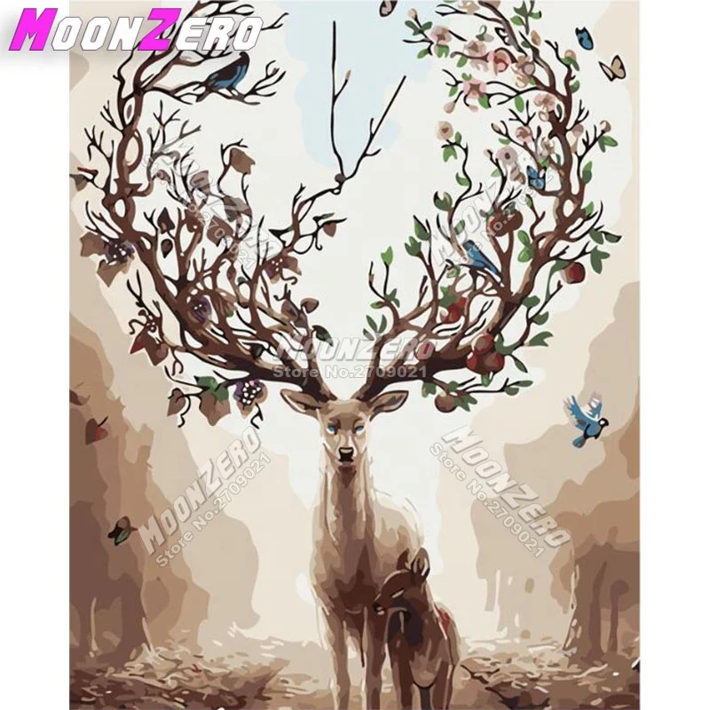 Wall Painting Handmade Animal Illustration Coloring Digital Painting Antler Flower Forest, Multi colors
Wall Painting Handmade Animal Illustration Coloring Digital Painting Antler Flower Forest, Multi colors