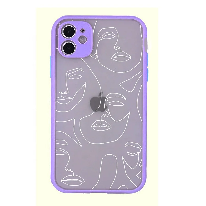 Simple Abstract Geometric Line Phone Case Hard PC Matte Back Cover for iPhone 12 11 pro max x xr xs 7 8 Plus, Pink, purple, lavender gray
Simple Abstract Geometric Line Phone Case Hard PC Matte Back Cover for iPhone 12 11 pro max x xr xs 7 8 Plus, Pink, purple, lavender gray