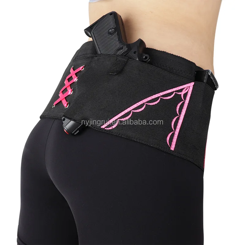 Hot sale handgun waist holster women’s invisible quick pull tactical sexy lady holster