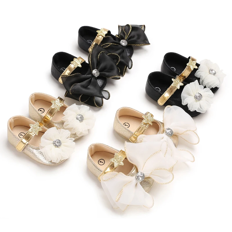Baby shoes new 0-1 year old female baby princess shoes non-slip rubber PU toddler shoes
Baby shoes new 0-1 year old female baby princess shoes non-slip rubber PU toddler shoes