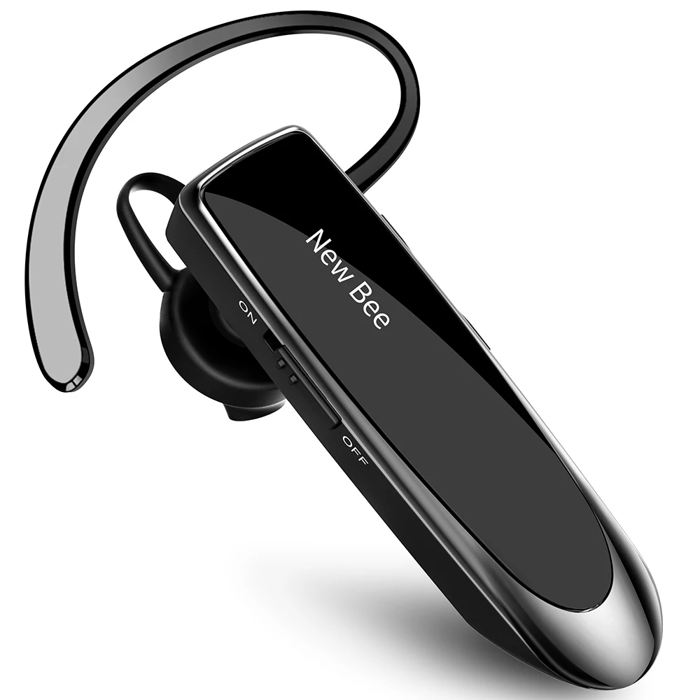 New Bee Wireless Hands free Ear Hook 24 Hrs Earphone Headphone with Microphone, Black, white, gold
New Bee Wireless Hands free Ear Hook 24 Hrs Earphone Headphone with Microphone, Black, white, gold