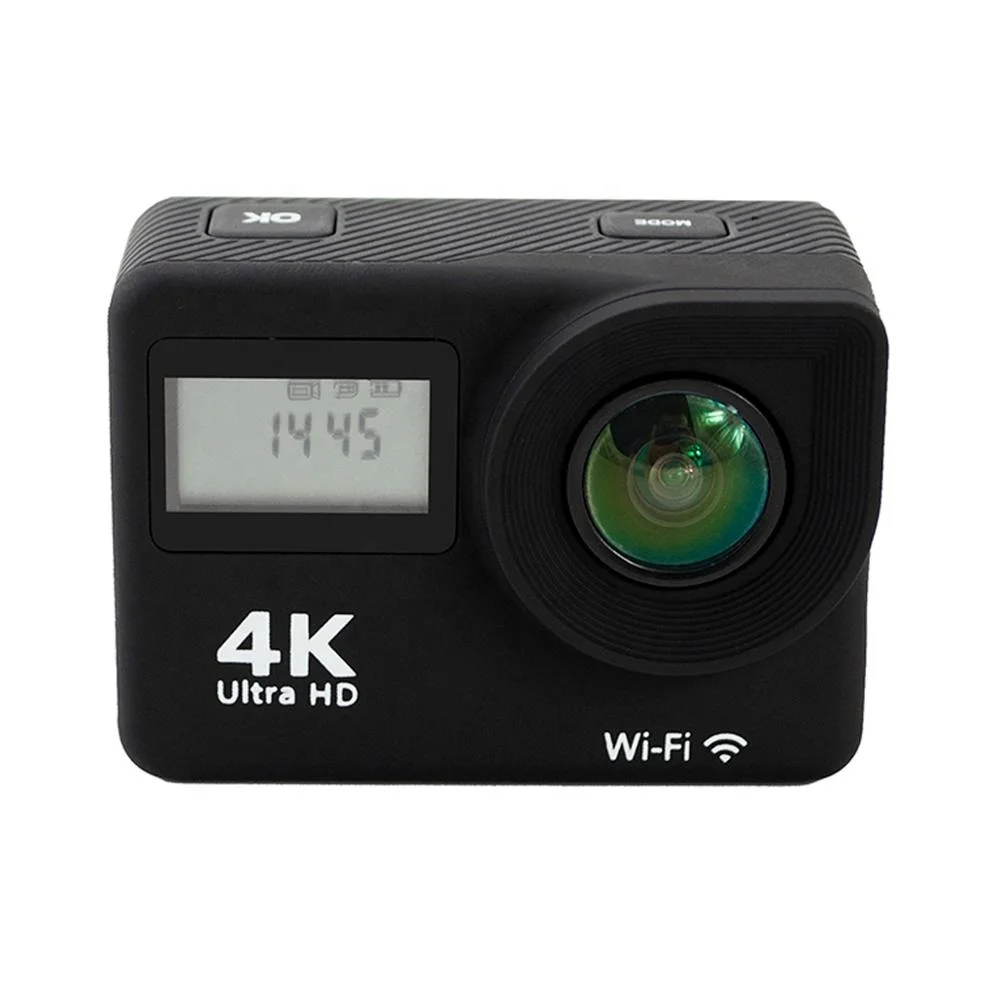 Best Seller High quality Double lens 4K wifi Action Camera H.264 EIS Similar as Go Pro 6 sports camera