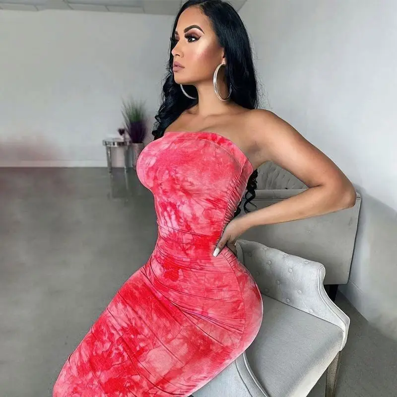 2021 new arrivals fashion tie dye sleeveless one piece bodycon midi tube dress for women
2021 new arrivals fashion tie dye sleeveless one piece bodycon midi tube dress for women