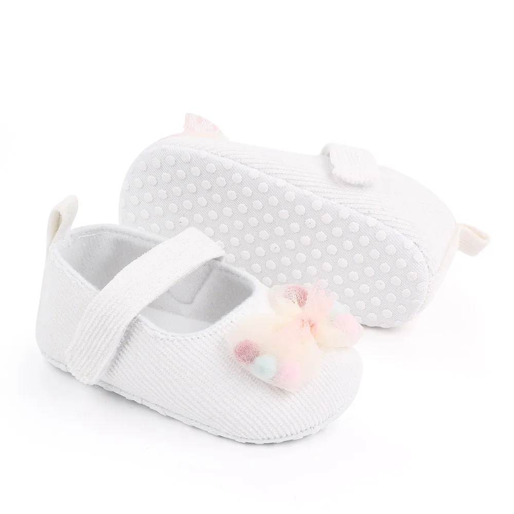 Hot Sale Spring&Autumn Lace Bow Design Soft Sole Baby Dress Shoes Toddler Baby Girl Shoes factory