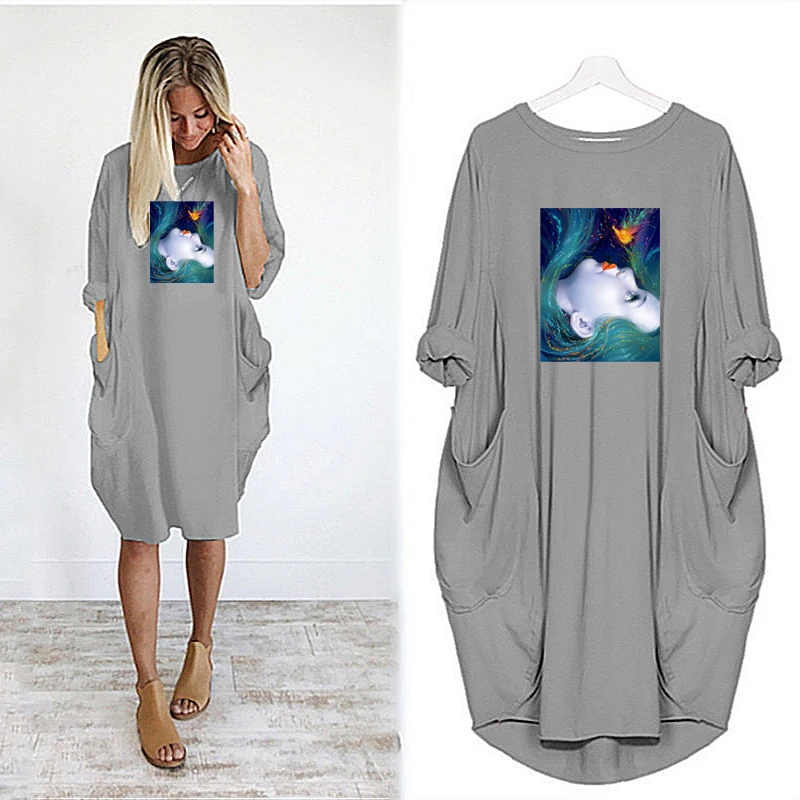 Summer Print Knee Length Plus Size vestido Casual streetwear elegant dress bodycon robe femme
Summer Print Knee Length Plus Size vestido Casual streetwear elegant dress bodycon robe femme