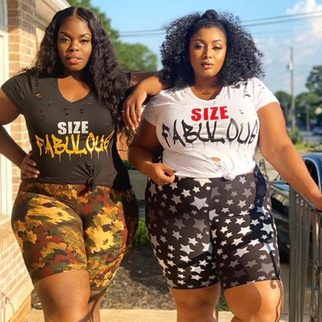2021 New Fashion Print Casual Wear Homewear Workout Plus Size Women Summer 2 Pc Short Set
2021 New Fashion Print Casual Wear Homewear Workout Plus Size Women Summer 2 Pc Short Set