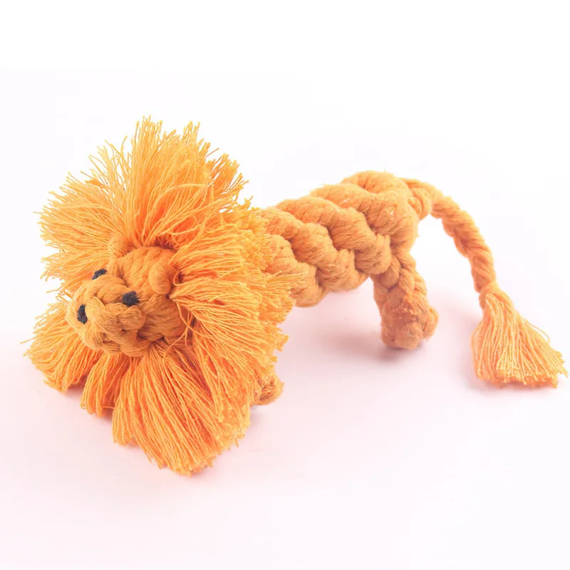 Handmade Woven Cotton Rope Chew Toys Gnawing Molars Teeth Cleaning Toy Lion Dog Pet Toy
Handmade Woven Cotton Rope Chew Toys Gnawing Molars Teeth Cleaning Toy Lion Dog Pet Toy