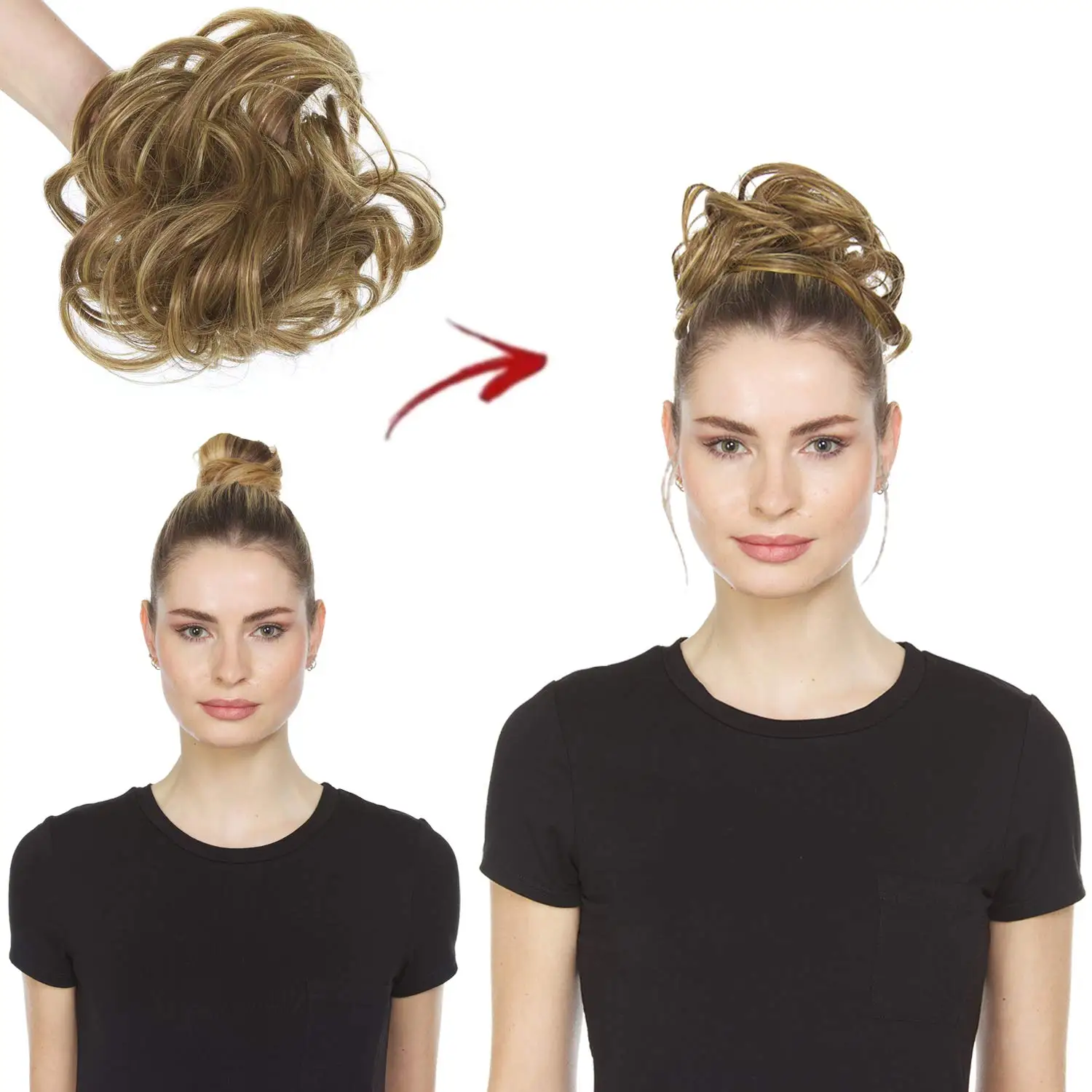 Messy Bun Hair Hair Extensions Create Full Updos for Events Everyday Wear Washable, Realistic, Synthetic Hair Bun
Messy Bun Hair Hair Extensions Create Full Updos for Events Everyday Wear Washable, Realistic, Synthetic Hair Bun