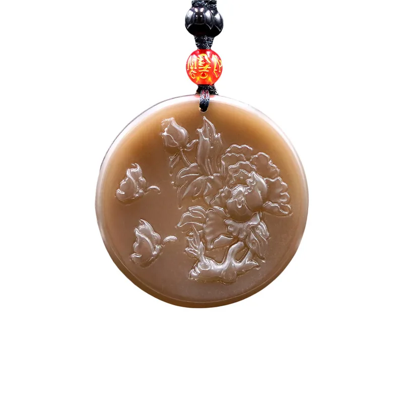 Brown Jade Butterfly Pendant Charm Women Natural Jewelry Chinese Flower Amulet Necklace for Carved Jadeite Fashion Gifts
Brown Jade Butterfly Pendant Charm Women Natural Jewelry Chinese Flower Amulet Necklace for Carved Jadeite Fashion Gifts