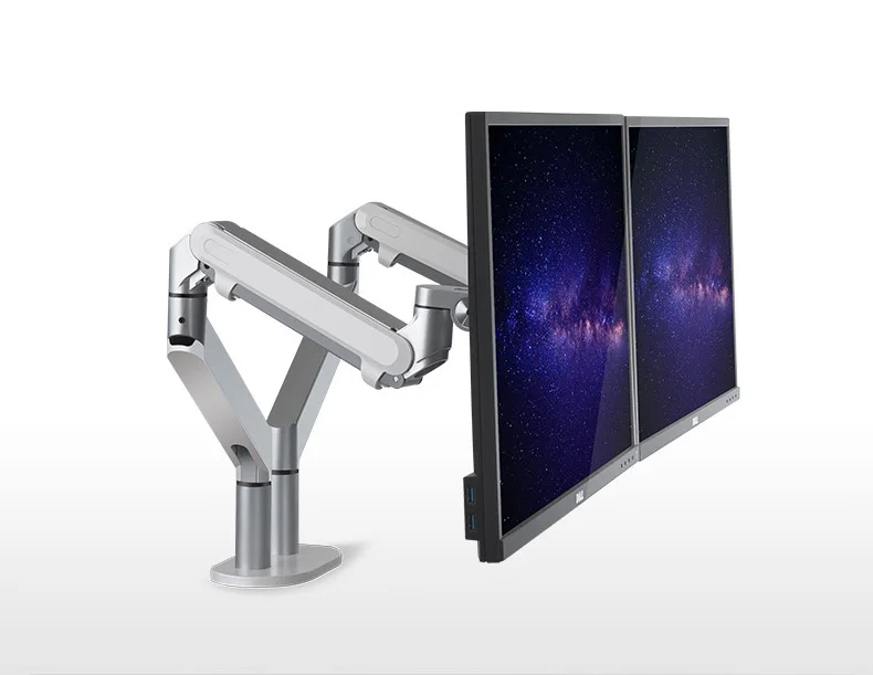 UPERGO Gas spring monitor arm desk mount adjustable dual LCD arm mount dual arm monitor mount Monitor Stand
UPERGO Gas spring monitor arm desk mount adjustable dual LCD arm mount dual arm monitor mount Monitor Stand