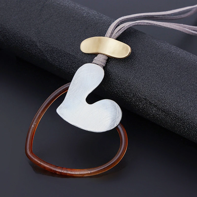TongLing necklace korean cashmere alloy resin double love heart pendant necklace jewelry for girls women
TongLing necklace korean cashmere alloy resin double love heart pendant necklace jewelry for girls women