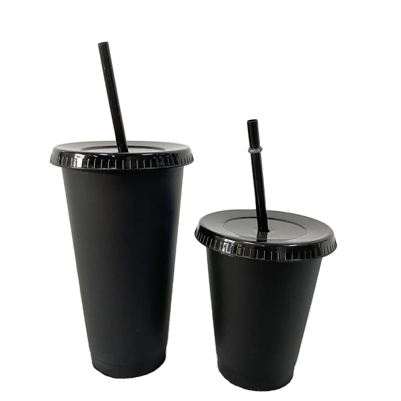 Ice Cold Drink Cup 16oz 24oz Reusable matt plastic Travel Gift Bundle Frosted Plastic Cups with cover and straw
Ice Cold Drink Cup 16oz 24oz Reusable matt plastic Travel Gift Bundle Frosted Plastic Cups with cover and straw
