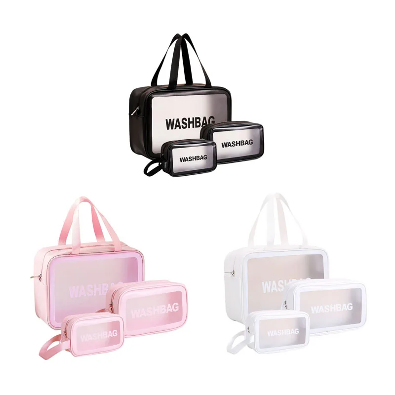 Hot Sale Large Capacity Portable Travel Frosted Transparent PU Waterproof Cosmetic Wash Bag For Women and Men
Hot Sale Large Capacity Portable Travel Frosted Transparent PU Waterproof Cosmetic Wash Bag For Women and Men