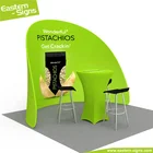 Custom quick show aluminum curved standard trade show exhibition booth 3x3 for fair