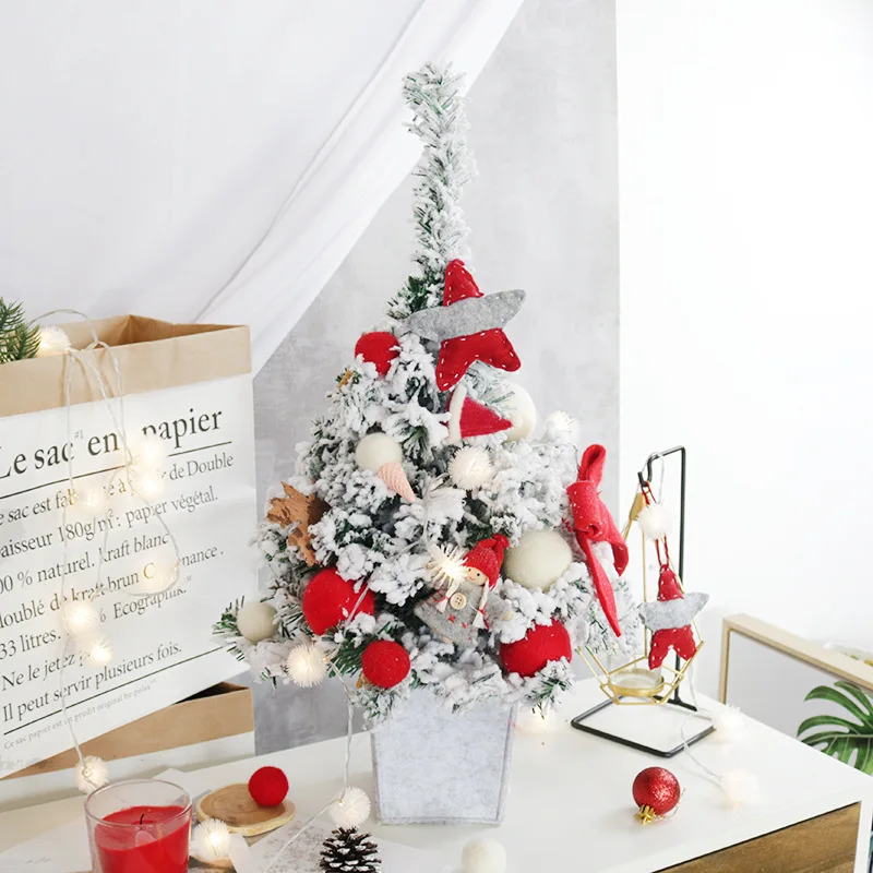 Christmas Decoration 60CM White Christmas Tree Set Desktop Mini Christmas Decoration Set
Christmas Decoration 60CM White Christmas Tree Set Desktop Mini Christmas Decoration Set