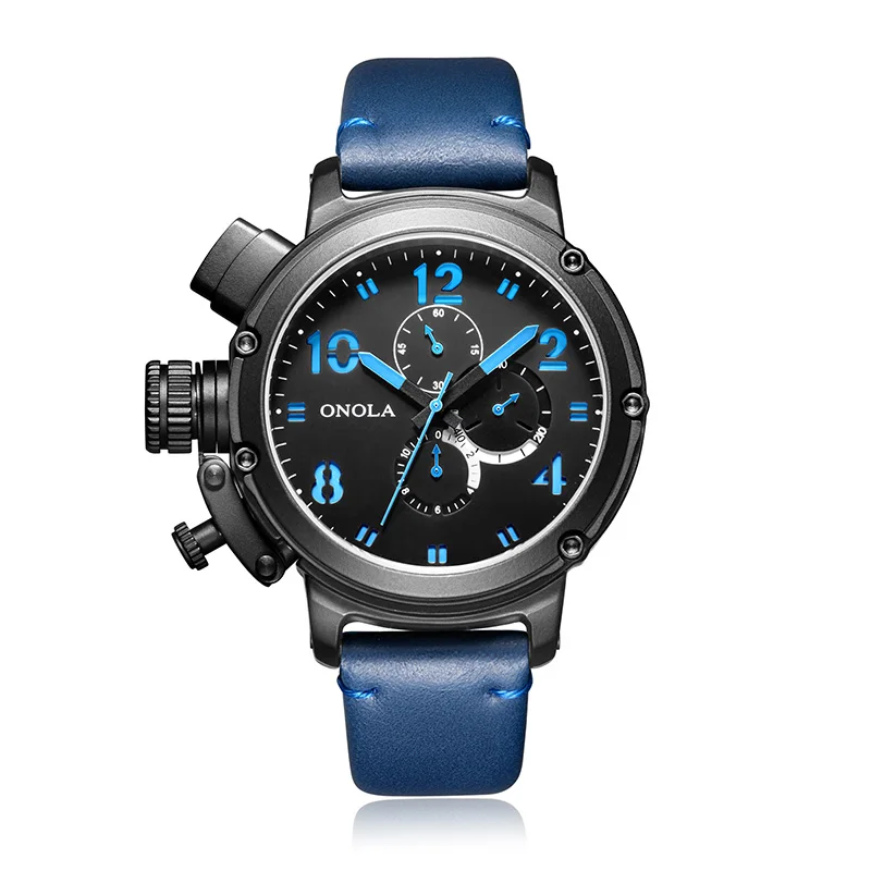 Onola New Arrive Fashion Sport Muliti-funtction 3 ATM Waterproof Popular Men Mechanical Wristwatch
Onola New Arrive Fashion Sport Muliti-funtction 3 ATM Waterproof Popular Men Mechanical Wristwatch