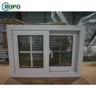 10 Year Warranty Vinyl Multi Track Horizontal Slide Service Window With Philippines Price