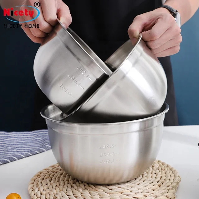 Hot selling kitchen accessories Eco-Friendly 8 pcs 304 Stainless Steel high quality Salad Bowls Premium Mixing Salad Set
Hot selling kitchen accessories Eco-Friendly 8 pcs 304 Stainless Steel high quality Salad Bowls Premium Mixing Salad Set
