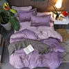 Quality latest design hot sale custom print bed sheet duvet cover bedding set textile home supply