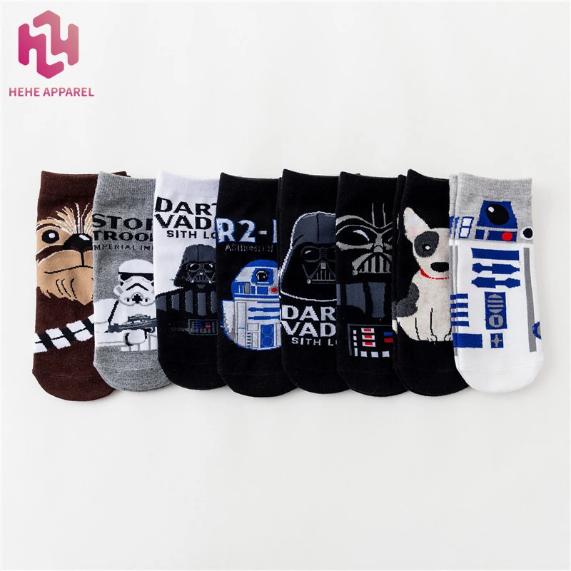 HEHE Custom Logo 2021 Summer New Star Movie Wars Series Cartoon Animal Invisible Socks Low Cut Female Cute Novelty No Show Socks
HEHE Custom Logo 2021 Summer New Star Movie Wars Series Cartoon Animal Invisible Socks Low Cut Female Cute Novelty No Show Socks