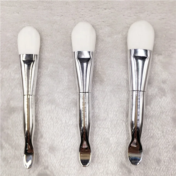 Free Sample Dual Foundation Brush with Spoon Double Clay Brush Private Label Facial Mask Makeup Brushes
Free Sample Dual Foundation Brush with Spoon Double Clay Brush Private Label Facial Mask Makeup Brushes
